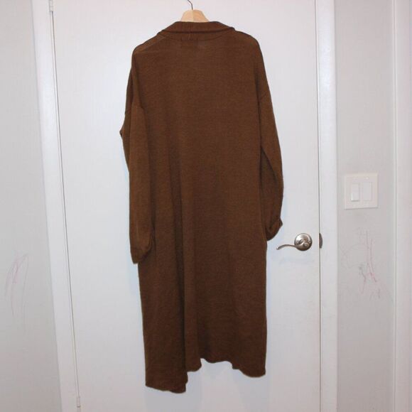 Absolutely Creative Worldwide Brown Stitch Fix Long  Cardigan Women Size XL - Picture 6 of 10
